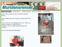 Tablet Screenshot of murstensrenser.dk